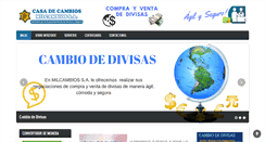 Desktop Screenshot of milcambios.com